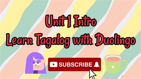 how to learn tagalog on duolingo|Unit 1 Intro .